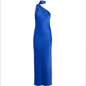 Alice + Olivia Leola One Shoulder Tie Dress Sz 2